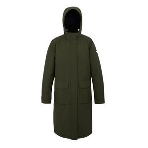 Regatta Womens/Ladies Yarli Longline Waterproof Jacket / Dark Khaki/Light Vanill